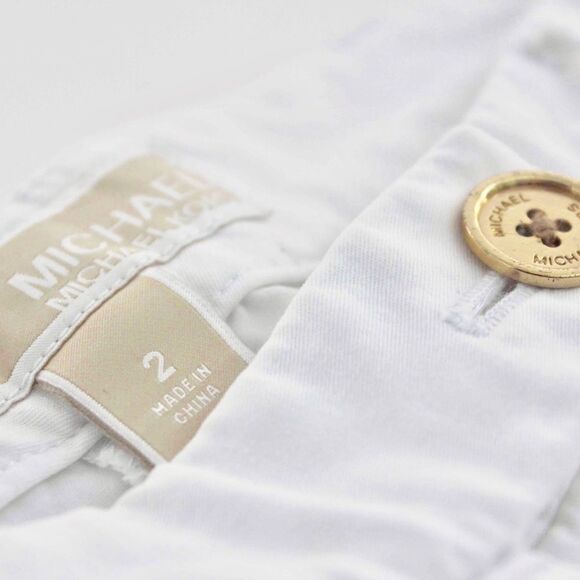 Michael Kors White Slim Pants in Size 2 - Picture 7 of 12